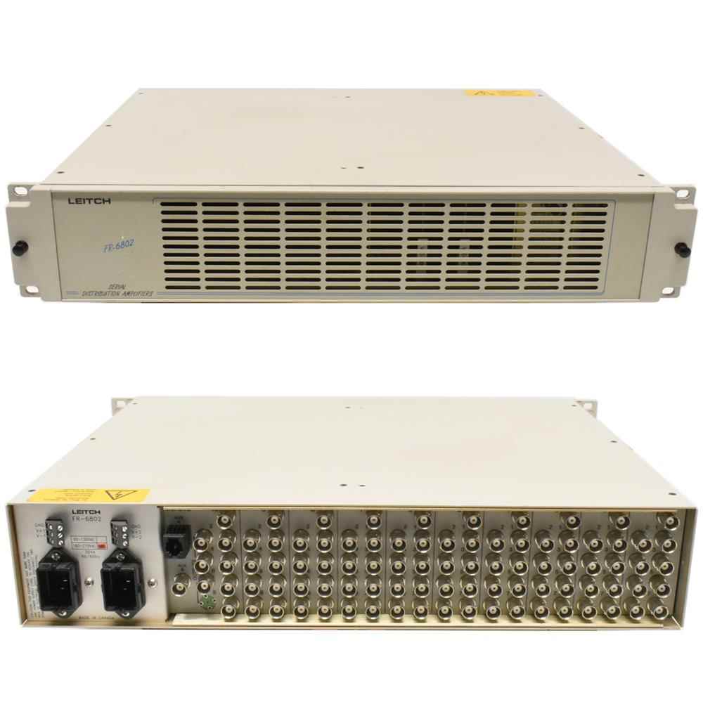 Leitch FR-6802 Serial Distribution Amplifiers with 4 Modules B-WARE Leitch FR-6802 Serial Distribution Amplifiers with 4 Modules B-WARE