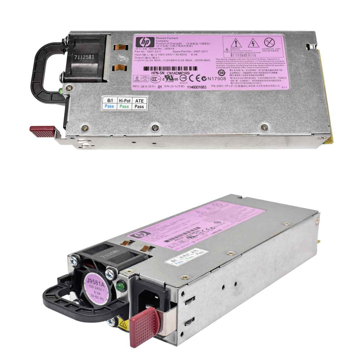 HP 400W Netzteil Power Supply J9581A 0957-2311 HP 400W Netzteil Power Supply J9581A 0957-2311