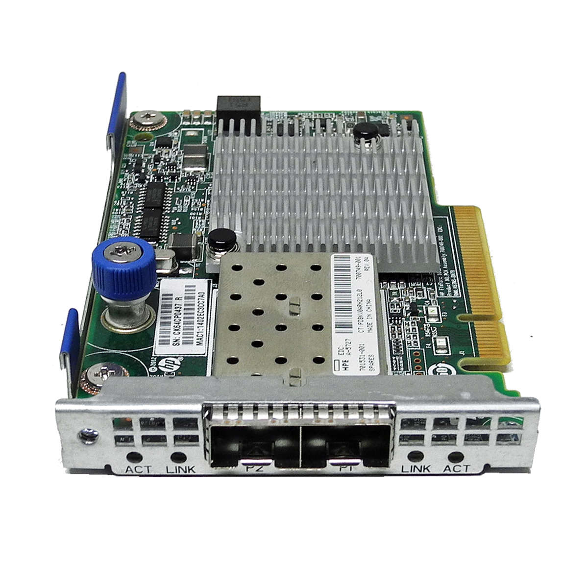 HP-534FLR-SFP-Dual-Port-PCIe-x8-10GbE-Network-Adap-003.jpg HP 534FLR-SFP+ Dual-Port PCIe x8 10GbE Network Adapter 700749-001 701531-001