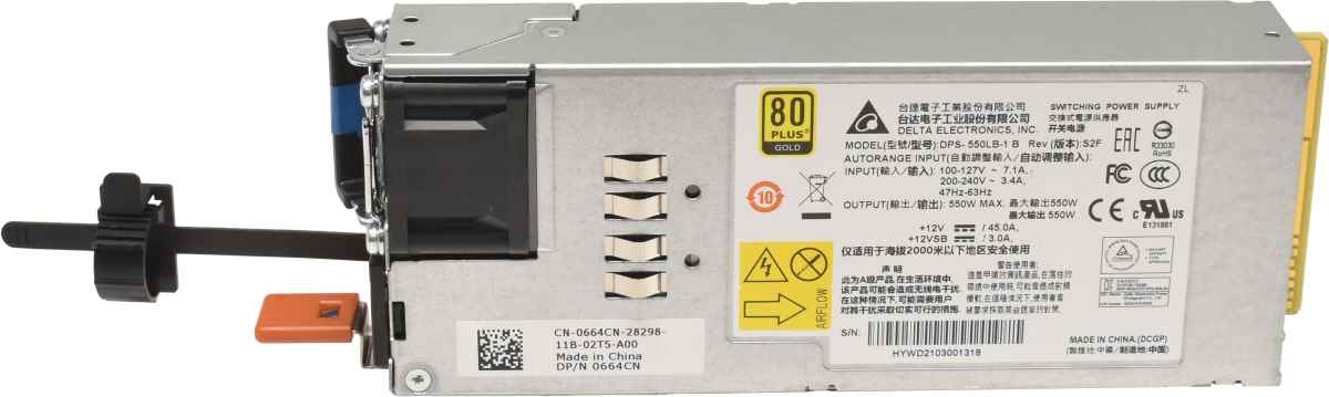 Dell DPS-550LB-1 Netzeil / PSU 550W für ThinkServer RD430 RD530 RD630 0664CN Dell DPS-550LB-1 Netzeil / PSU 550W für ThinkServer RD430 RD530 RD630 0664CN
