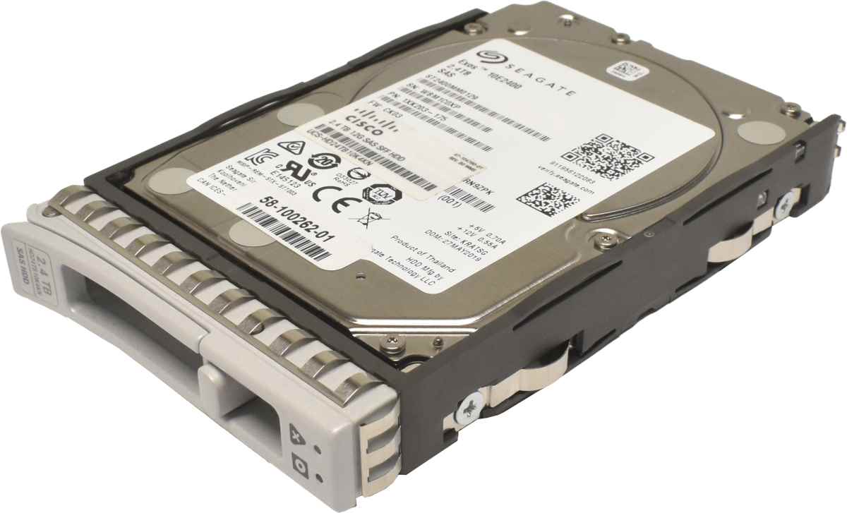 Cisco Seagate Exos 10E2400 2.4TB 2.5" 10K 12G SAS HDD Festplatte ST2400MM0129 UCS-HD24TB10K4KN