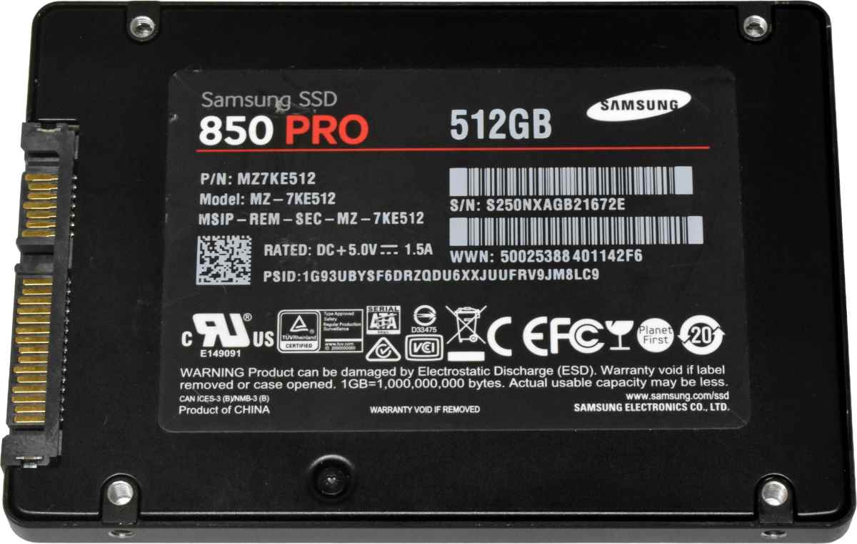 Samsung 850 PRO 512GB 2.5" 6G SATA SED SSD MZ-7KE512 MZ7KE512 Samsung 850 PRO 512GB 2.5" 6G SATA SED SSD MZ-7KE512 MZ7KE512
