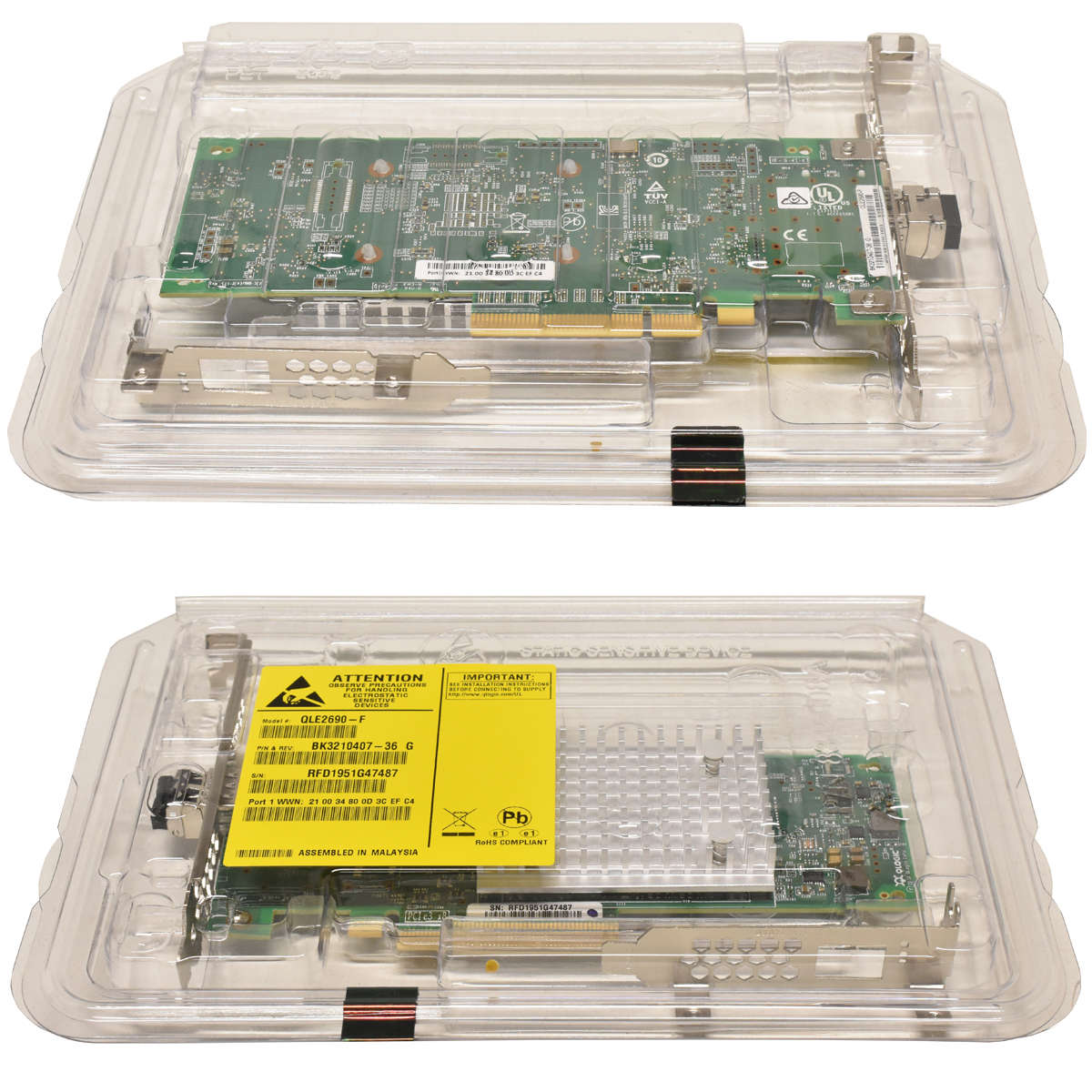 Fujitsu-Qlogic-QLE2690-F-QLE2690-1x-16Gbps-FC-Port-001.jpg Fujitsu Qlogic QLE2690-F QLE2690 1x 16Gbps FC Port PCIe BK3210407-36 FP LP NEW