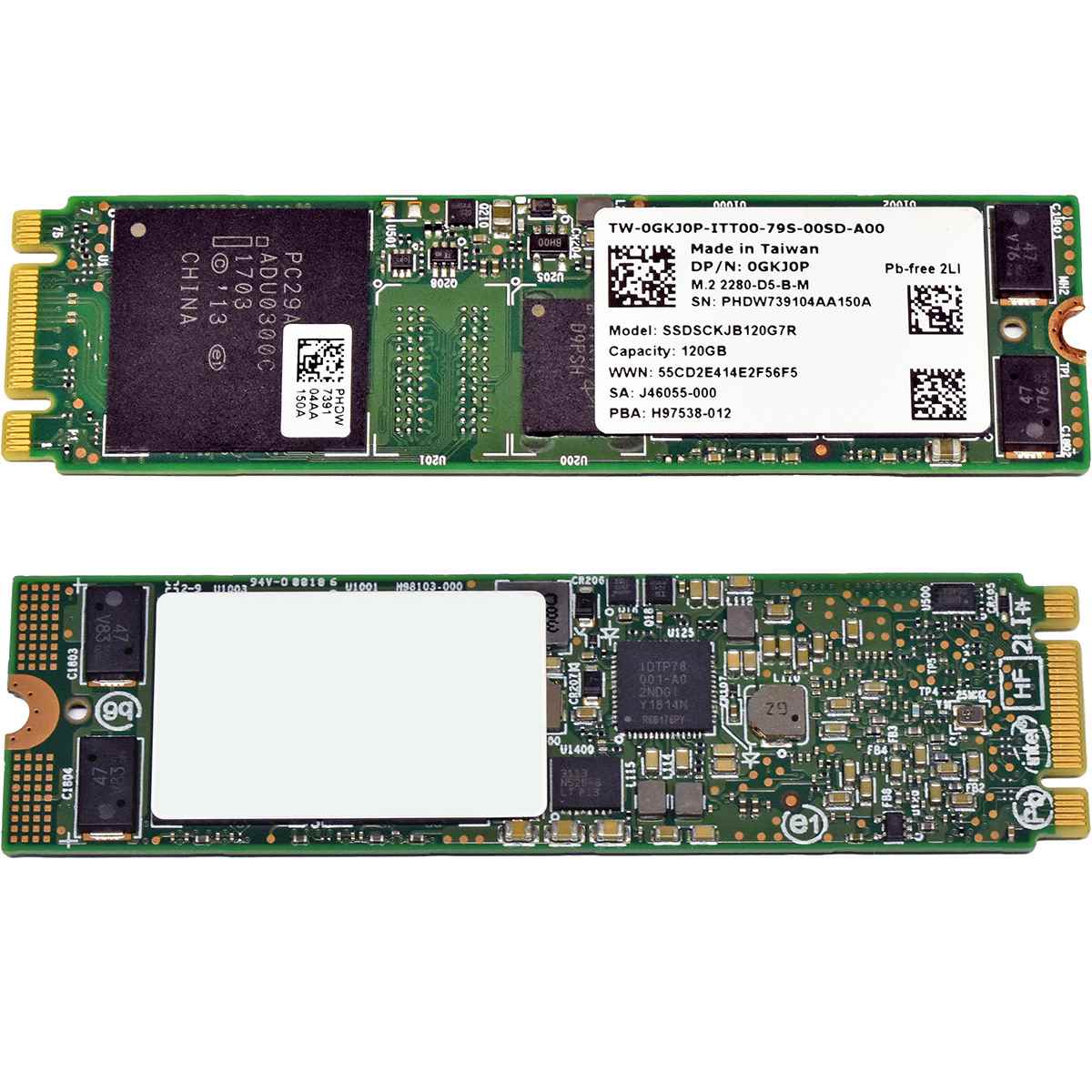 Dell Intel 0GKJ0P SSDSCKJB120G7R M.2 2280 120GB 6G SATA BOSS SSD Dell Intel 0GKJ0P SSDSCKJB120G7R M.2 2280 120GB 6G SATA BOSS SSD