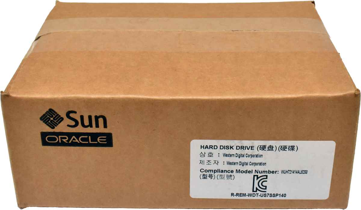 Sun Oracle WD 14TB 7358057 7357761 WUH721414AL5200 3.5" 7,2K 12G SAS HDD NEW NEU