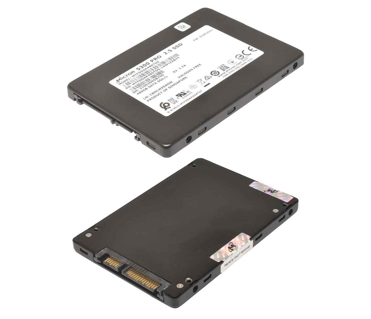 Micron 5300 PRO 2.5 480GB SATA 6G 2.5" SSD MTFDDAK480TDS
