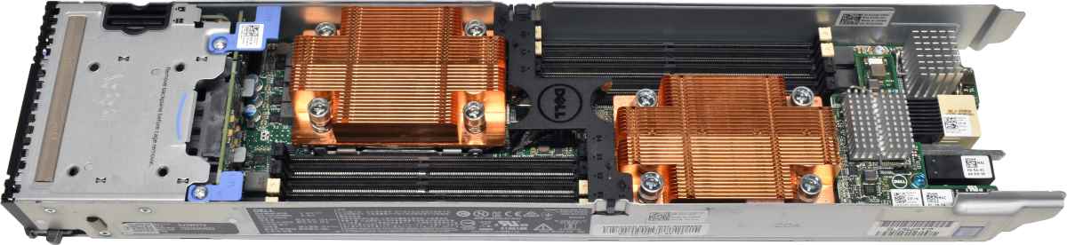 DELL PowerEdge FC430 Blade Server no CPU & RAM 1x HS 10 Gbps  0Y1HPF 2x 1.8 Zoll