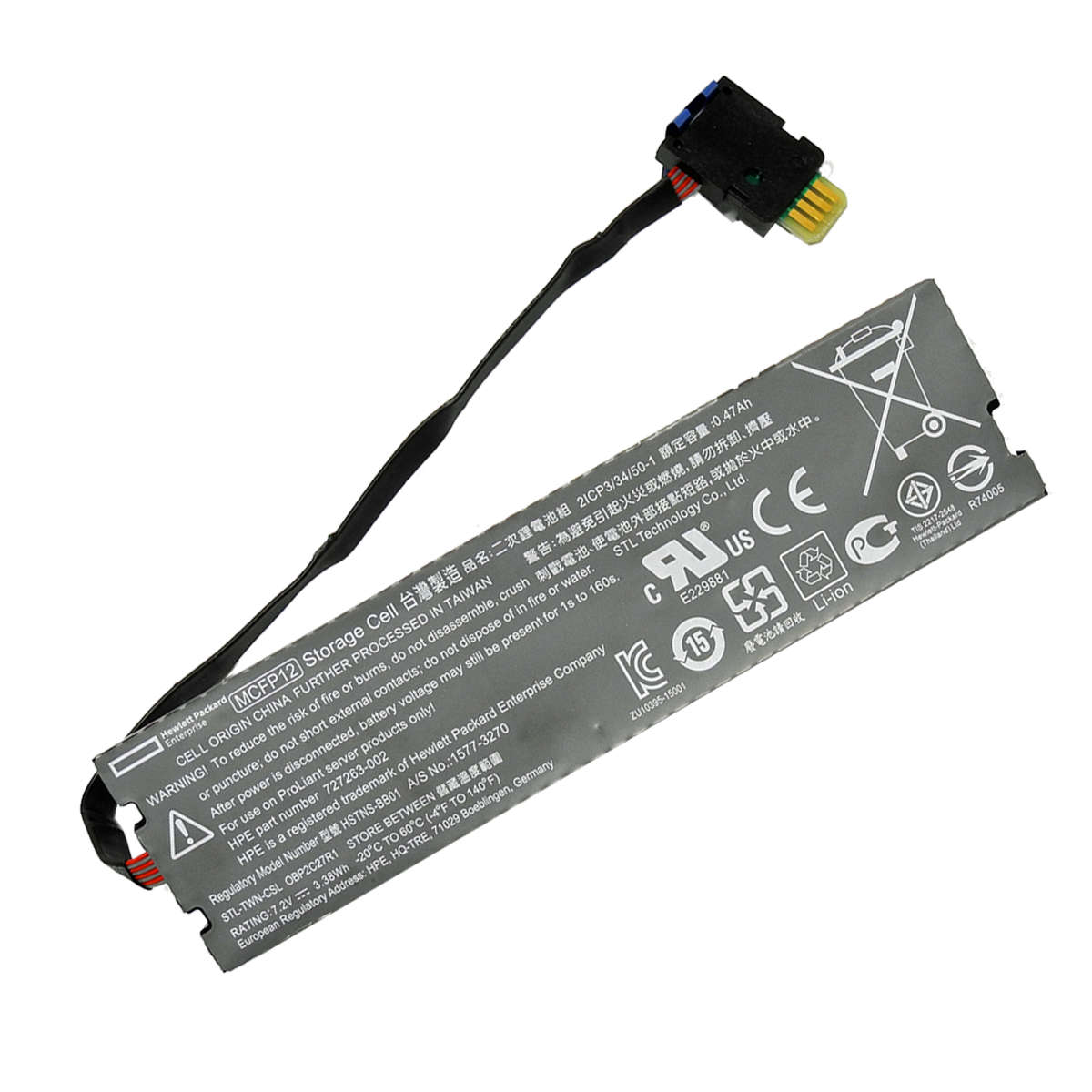 HP-FBWC-Battery-HSTNS-BB01-727263-002-815984-001-f-002.jpg HP FBWC Battery HSTNS-BB01 727263-002 815984-001 for ProLiant BL460c Gen9 BL660c Gen9