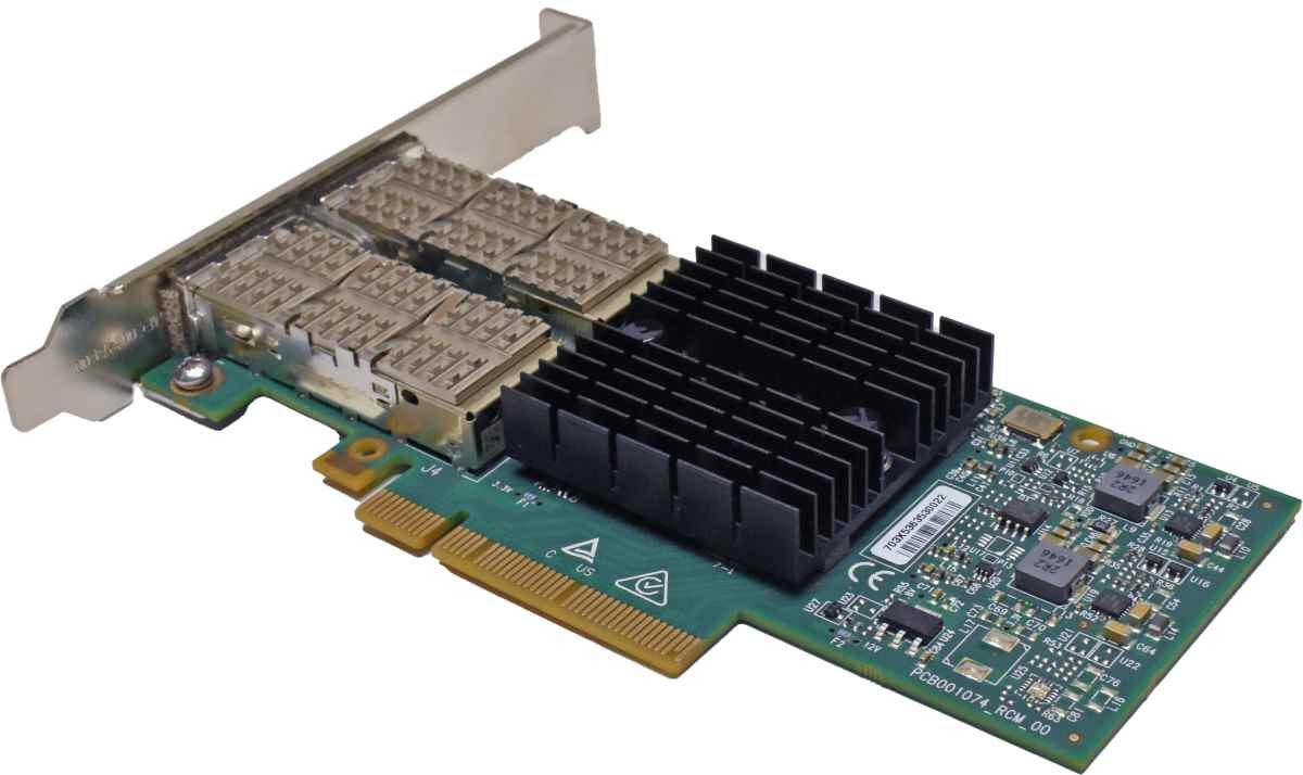 HP 764736-001 Rev A4 InfiniBand FDR/Ethernet 10Gbit/40Gbit PCIe Adapter High Profile