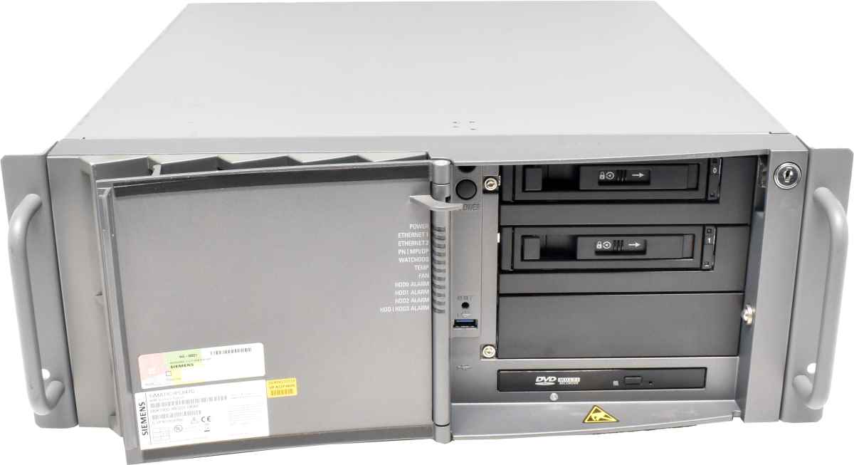 Siemens Simatic IPC847D Xeon E3-1268L v3 CPU 2,3GHz 16GB RAM DDR3 2x 480GB SSD  2x PSU