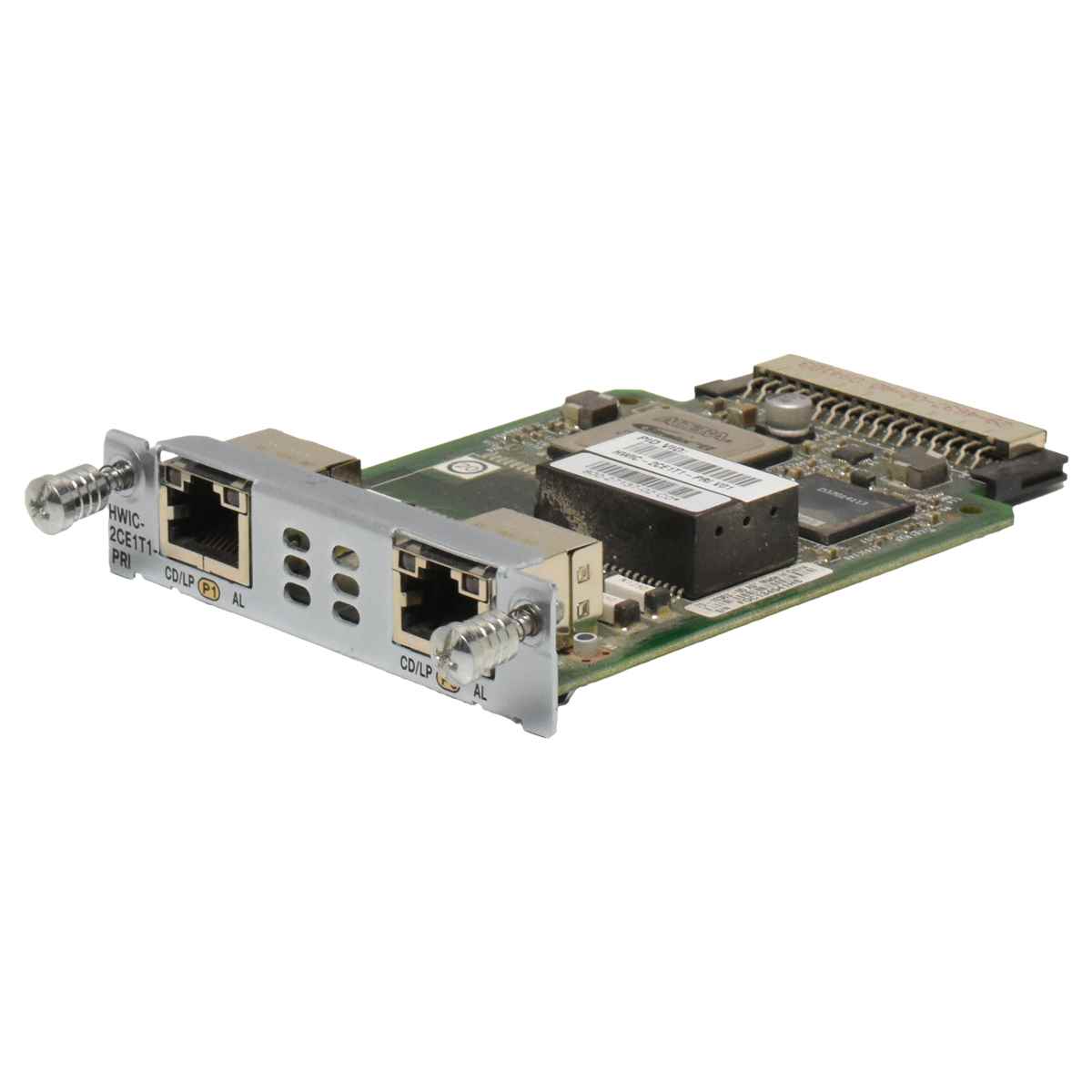 Cisco HWIC-2CE1T1-PRI High Speed 2 port channelized T1/E1 PRI WAN 73-10363-05 Cisco HWIC-2CE1T1-PRI High Speed 2 port channelized T1/E1 PRI WAN 73-10363-05