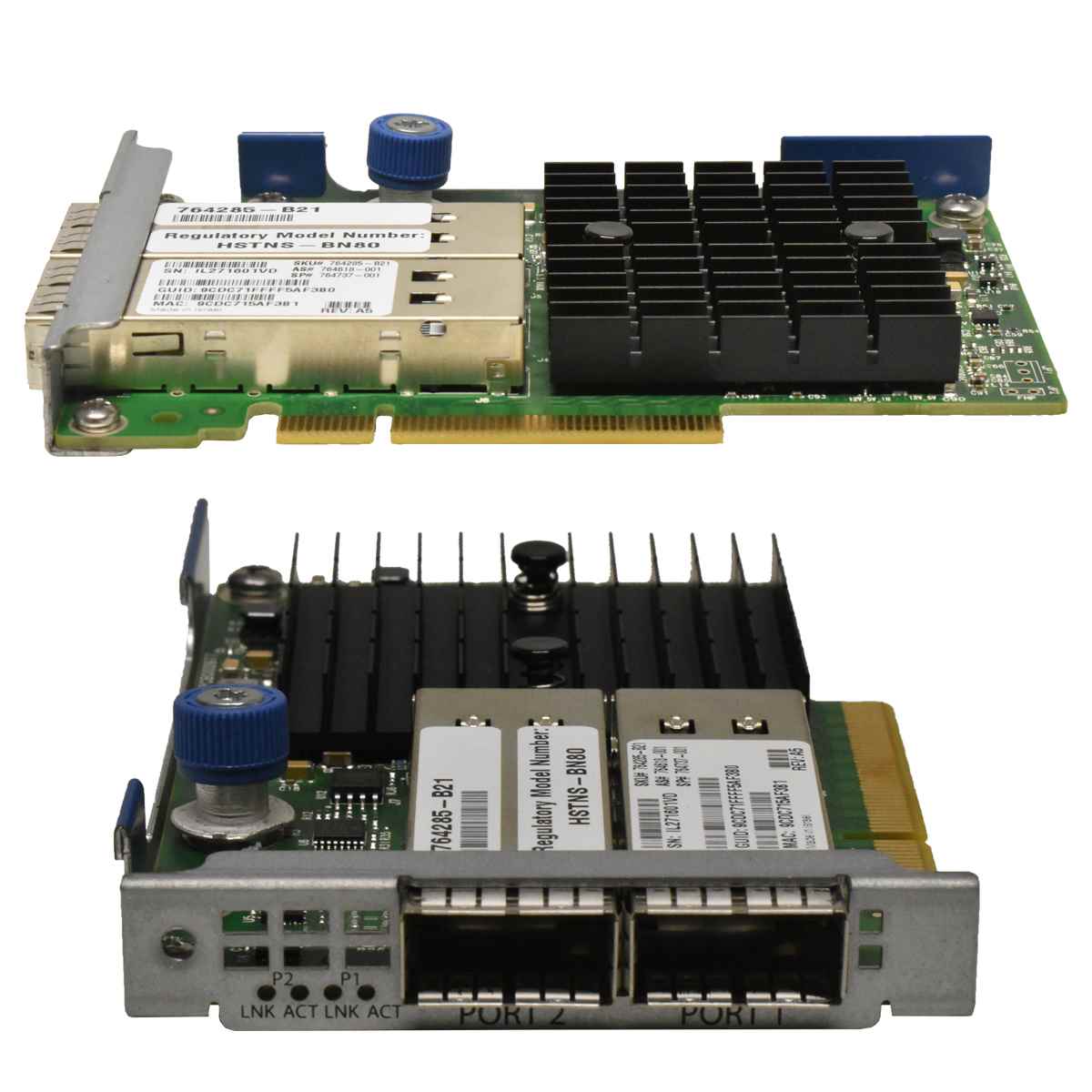 HP 544+FLR-QSFP InfiniBand FDR Ethernet Netzwerkkarte 10Gb/40Gb 764285-B21 764737-001 LP HP 544+FLR-QSFP InfiniBand FDR Ethernet Netzwerkkarte 10Gb/40Gb 764285-B21 764737-001 LP