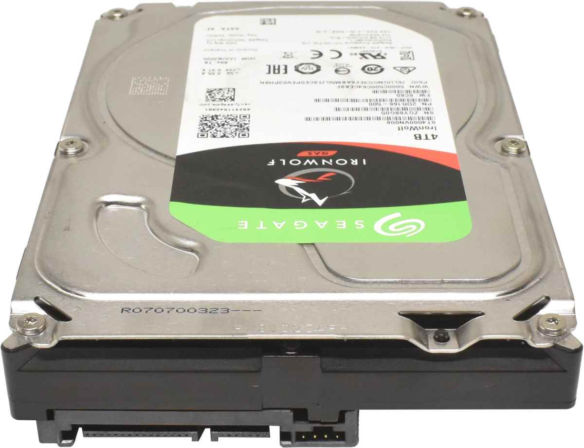 Seagate IronWolf NAS HDD Festplatte 4TB 3.5" 7,2K SATA 6G HDD ST4000VN008 Seagate IronWolf NAS HDD Festplatte 4TB 3.5" 7,2K SATA 6G HDD ST4000VN008