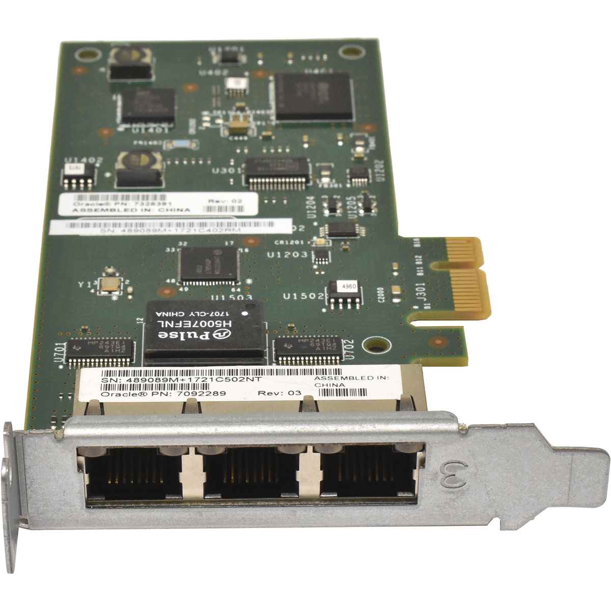 Oracle Netzwerk Karte 3-Ports Cluster Heartbeat Assembly PCI 7092289 7328391 LP Oracle Netzwerk Karte 3-Ports Cluster Heartbeat Assembly PCI 7092289 7328391 LP