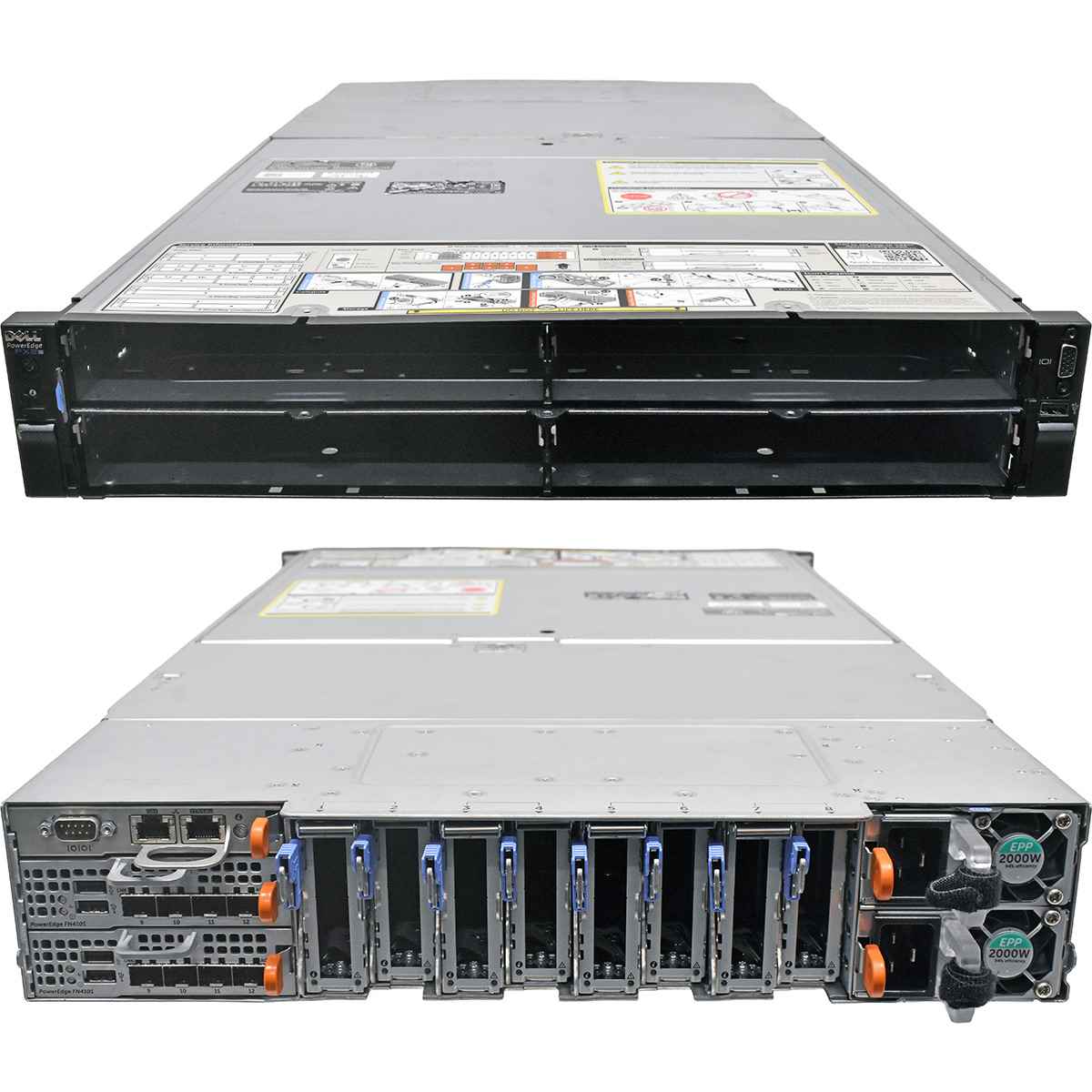 Dell PowerEdge FX2s Rack Server 0XJ6VP 2x FN410S 8x Riser Module 2x PSU Dell PowerEdge FX2s Rack Server 0XJ6VP 2x FN410S 8x Riser Module 2x PSU