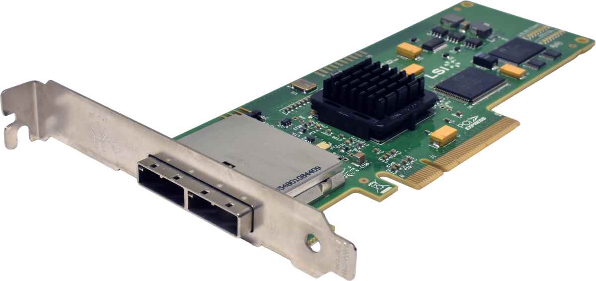 LSI SAS3801E L3-01123-04E 3G PCIe x8 SAS/SATA RAID Controller FP