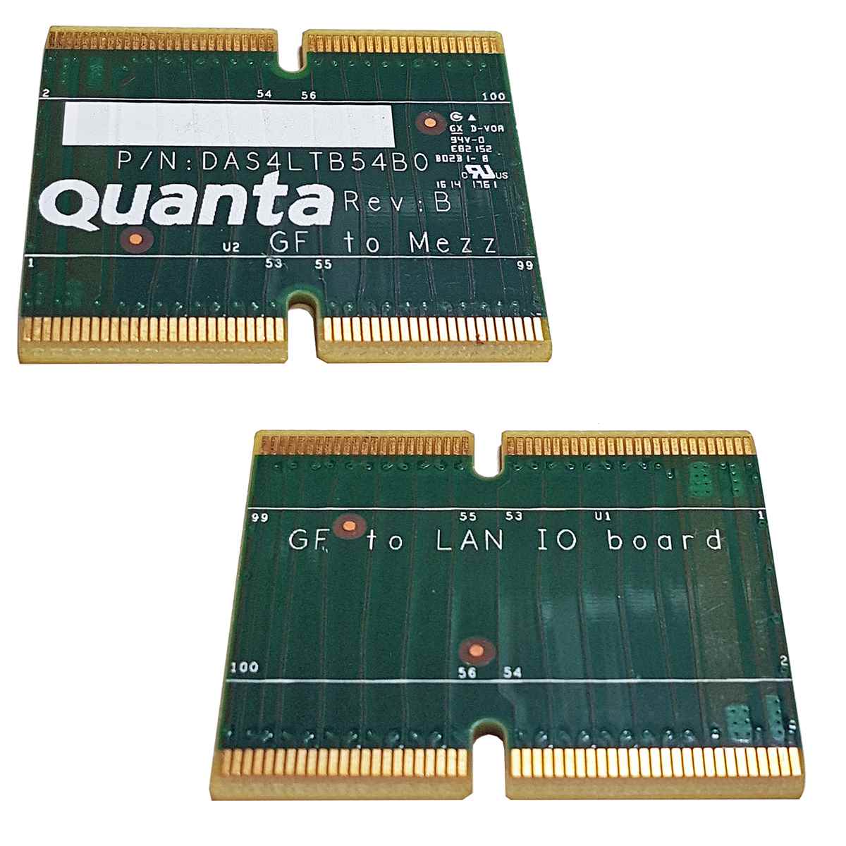 Quanta DAS4LTB54B0 GF to LAN I/O Board für Lenovo ThinkServer RQ940 Quanta DAS4LTB54B0 GF to LAN I/O Board für Lenovo ThinkServer RQ940