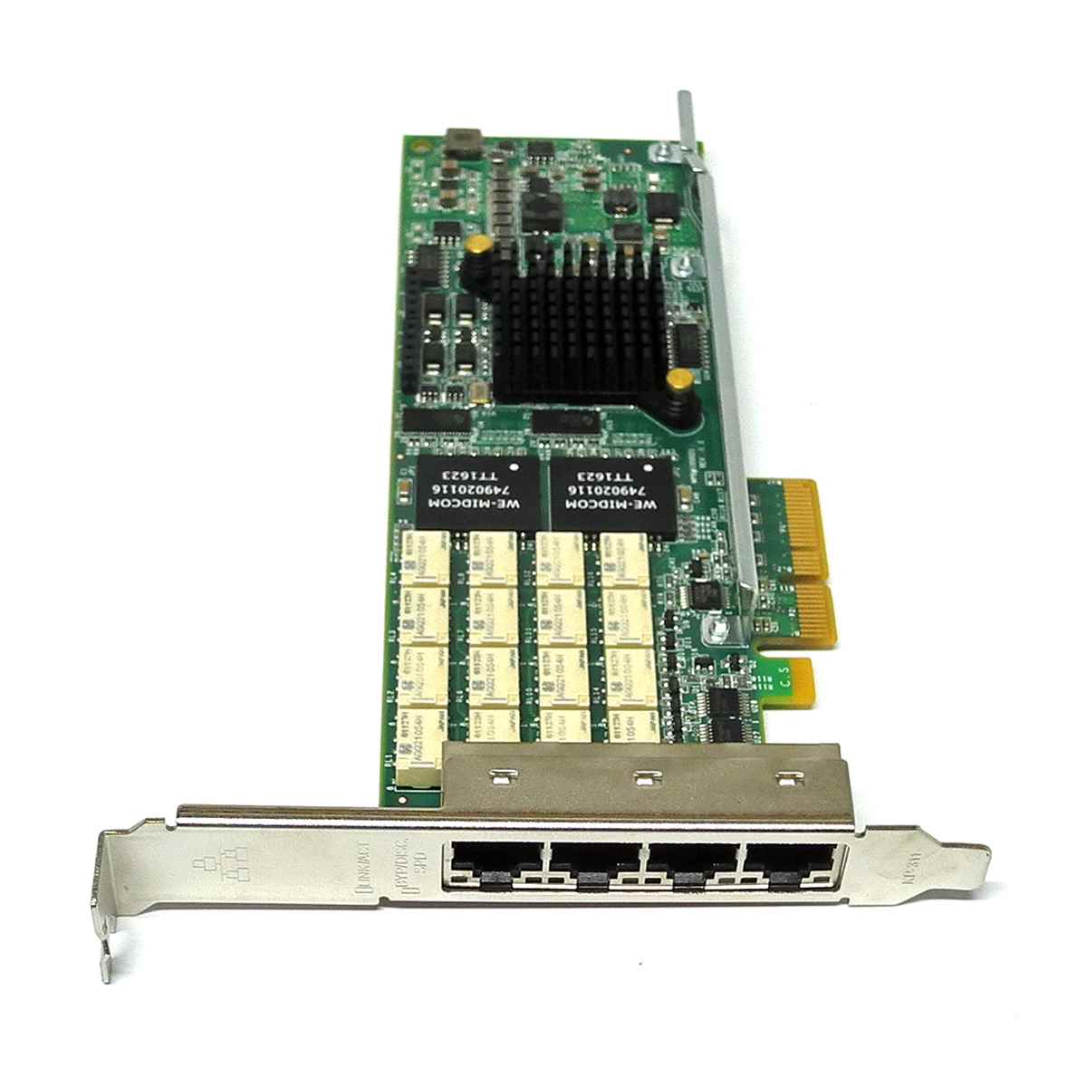 Silicom PE2G4BPI35L-SD 0VFJW3 4-Port PCIe x4 Gigabit Ethernet Bypass Server Adapter FP Riverbed 410-00115-01 Quad-Port PCIe x4 Gigabit Ethernet Bypass Server Adapter