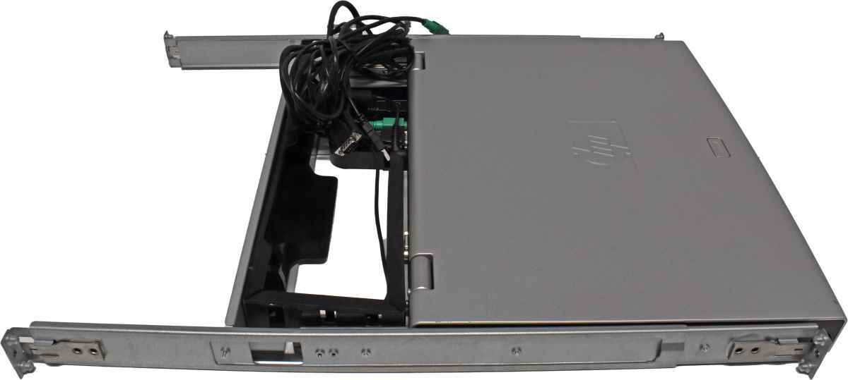 HP TFT7600RKM INTL 1U KVM Console and Monitor 17.3" WXGA+ US Keyboard NO AC ADAPTER