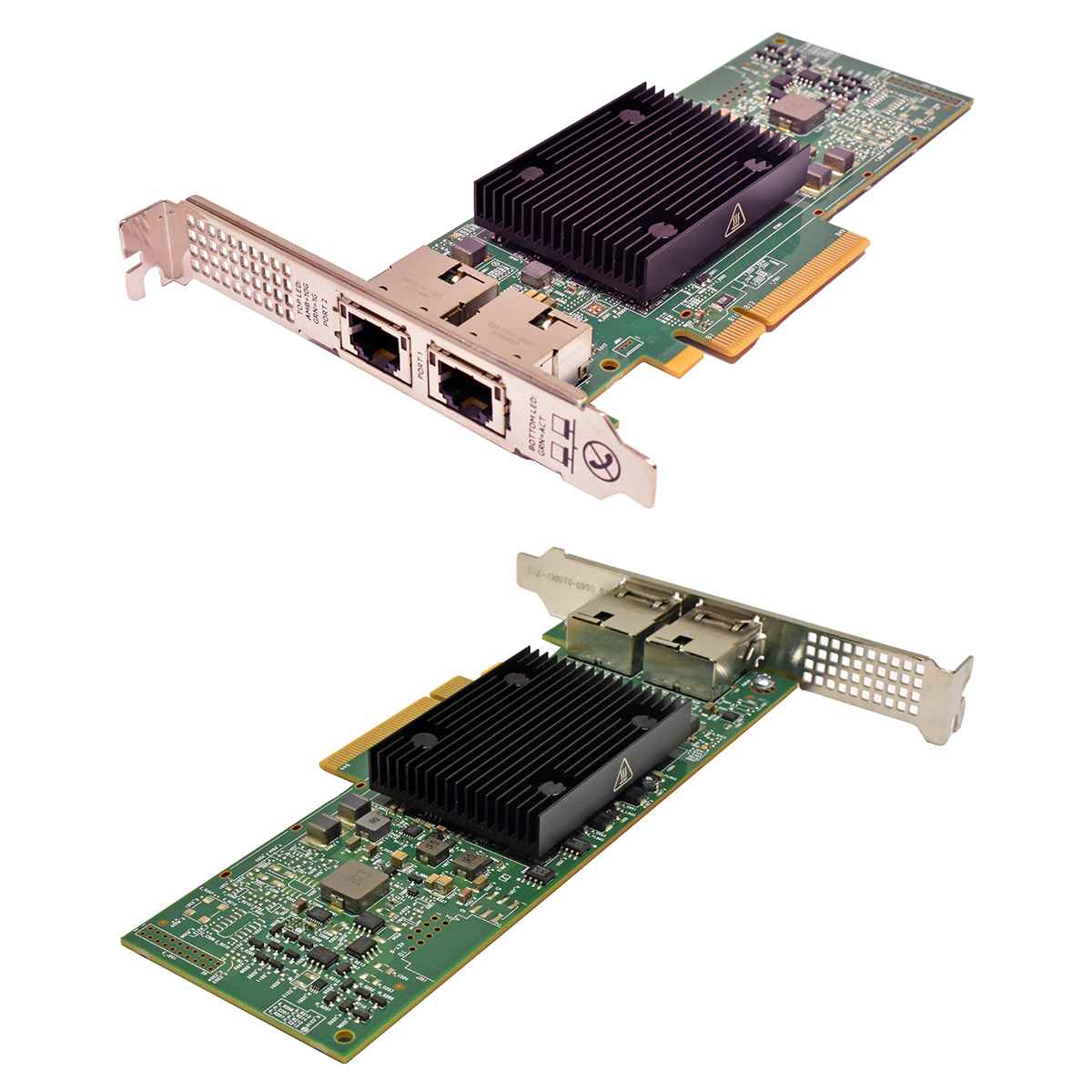 HP Broadcom 535T Adapter 815669-001 BCM957416A4160 Dual-Port RJ-45 10GE NIC PCIe 3.0 x8 FP