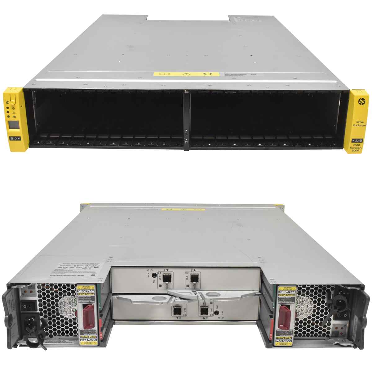 HP 3PAR StoreServ 8000 24x SFF 2,5" 2x Controller 12Gb/s QR491-63004 2x PSW 2U HP 3PAR StoreServ 8000 24x SFF 2,5" 2x Controller 12Gb/s QR491-63004 2x PSW 2U