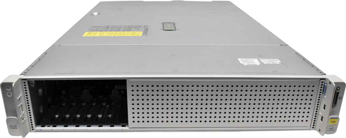 CISCO UCS C240 M5 no CPU 2x Kühler no PC4 10x SFF RAID M5 2U 2x Riser 1x40G QSFP+ MLOM