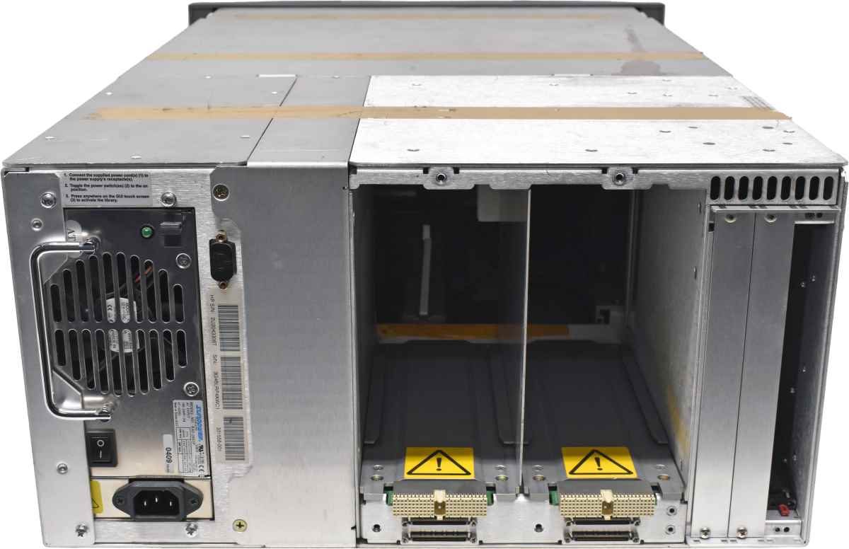 HP StorageWorks MSL6030 Tape Library + Rack Rail Kit + PSU no Tape Drives no Controller HP StorageWorks MSL6030 Tape Library + Rack Rail Kit + PSU no Tape Drives no Controller