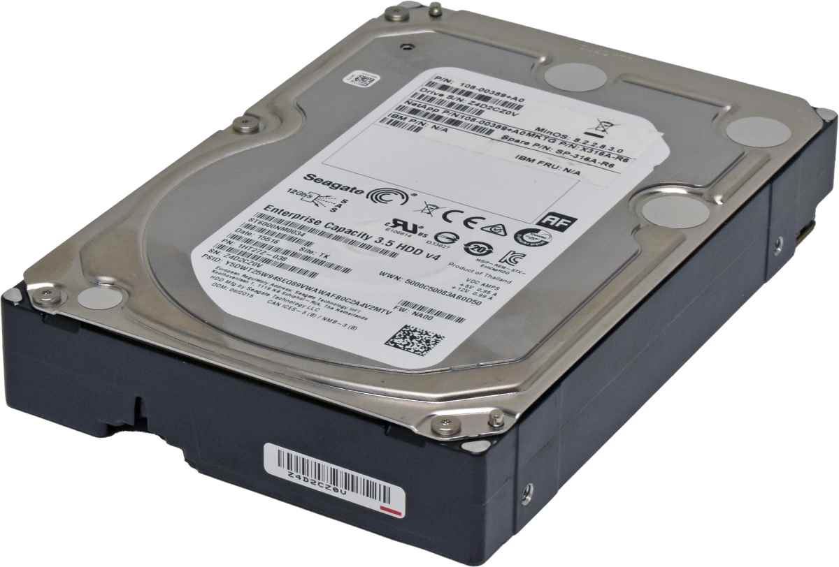 NetApp Seagate 6TB 3.5" 7.2K SAS 12G HDD Festplatte ST6000NM0034 108-00389+A0 X316A-R6