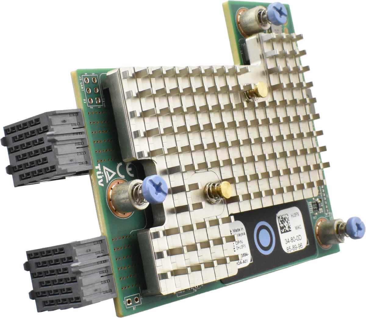 Dell Qlogic QL41232 HMKR Dual-Port Mezzanine Card 25GbE SFP28 0HJ3FX Dell Qlogic QL41232 HMKR Dual-Port Mezzanine Card 25GbE SFP28 0HJ3FX
