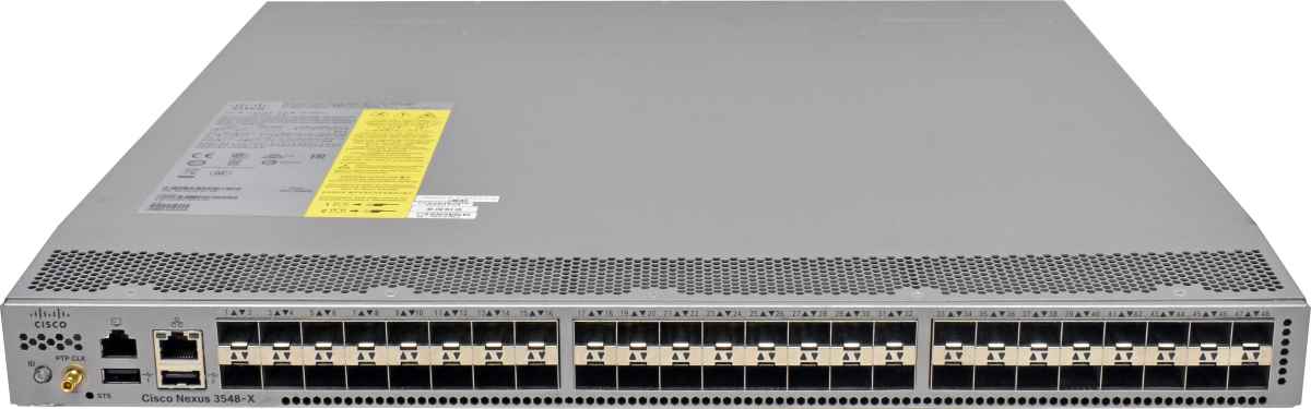 Cisco Nexus 3548-X N3K-C3548P-10GX 68-5626-01 48-Port SFP+ 10GE Switch no Ears