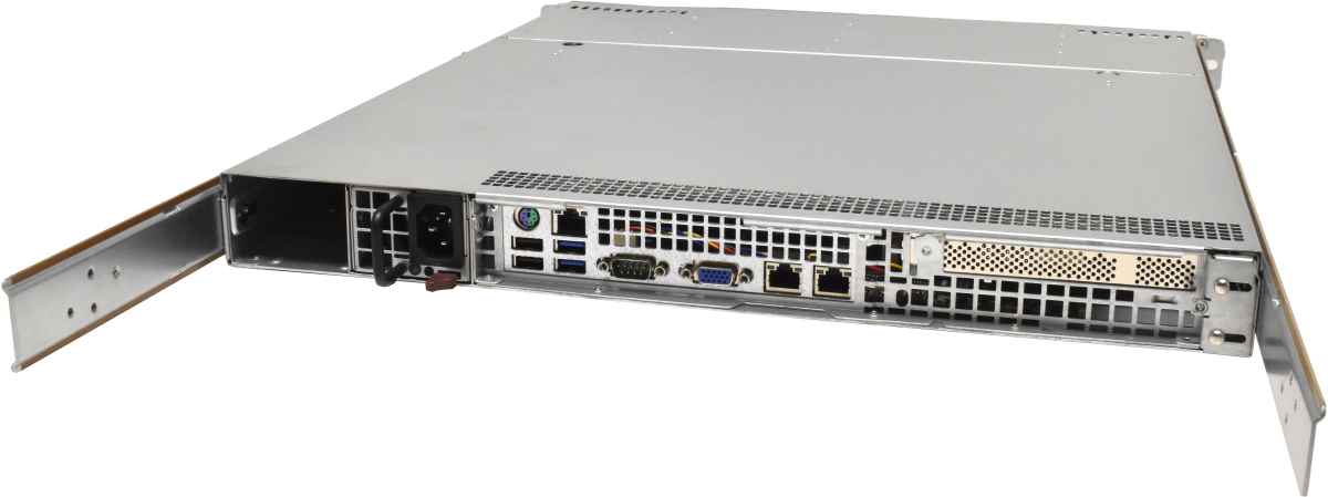 Supermicro CSE-813M 1U Server ASUS P9D-MV E3-1220 V3 3,1GHz 16GB RAM PC3 4x 3,5"