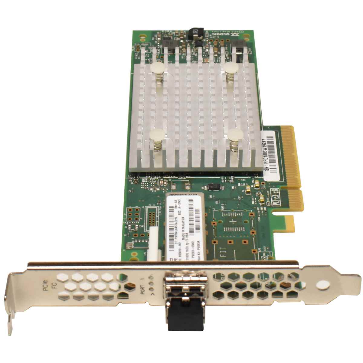 HP Enterprise StoreFabric 853010-001 SN1100Q 16Gb 1-Port PCIe3 Fibre Channel HBA HP Enterprise StoreFabric 853010-001 SN1100Q 16Gb 1-Port PCIe3 Fibre Channel HBA