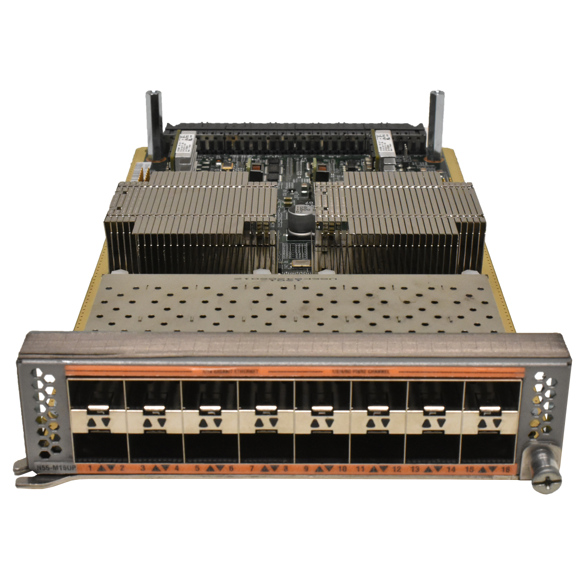 Cisco N55-M16UP 16-port Universal Fibre Channel Ethernet Nexus 5500 Module Cisco N55-M16UP 16-port Universal Fibre Channel Ethernet Nexus 5500 Module