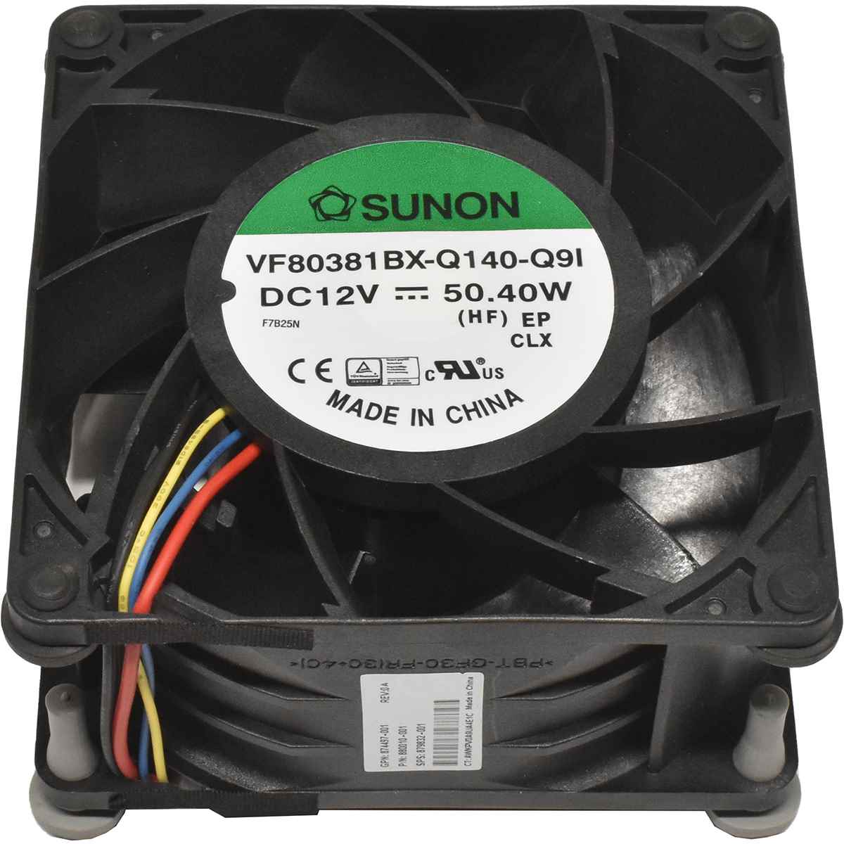 HP VF80381BX-Q140-Q9I Lüfter für Apollo R2600 874497-001 880010-001 HP VF80381BX-Q140-Q9I Lüfter für Apollo R2600 874497-001 880010-001