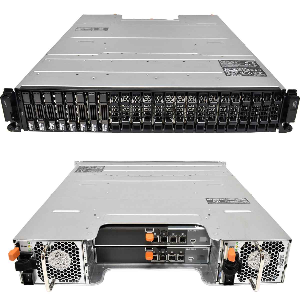 Dell EMC Storage SC420 2x 12G SAS 4 Controller 24x2.5 SFF 2x PSU Dell EMC Storage SC420 2x 12G SAS 4 Controller 24x2.5 SFF 2x PSU
