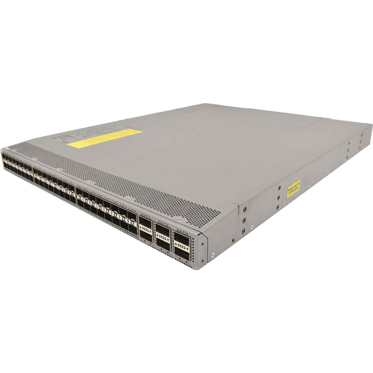 Cisco Switch Nexus N9K-C93180YC-EX 48-Ports SFP+ 10/25G 6-Ports 40/100G QSFP28 No OS No PSU No FAN 800-46237-02 Cisco Switch Nexus N9K-C93180YC-EX 48-Ports SFP+ 10/25G 6-Ports 40/100G QSFP28 No OS No PSU No FAN 800-46237-02