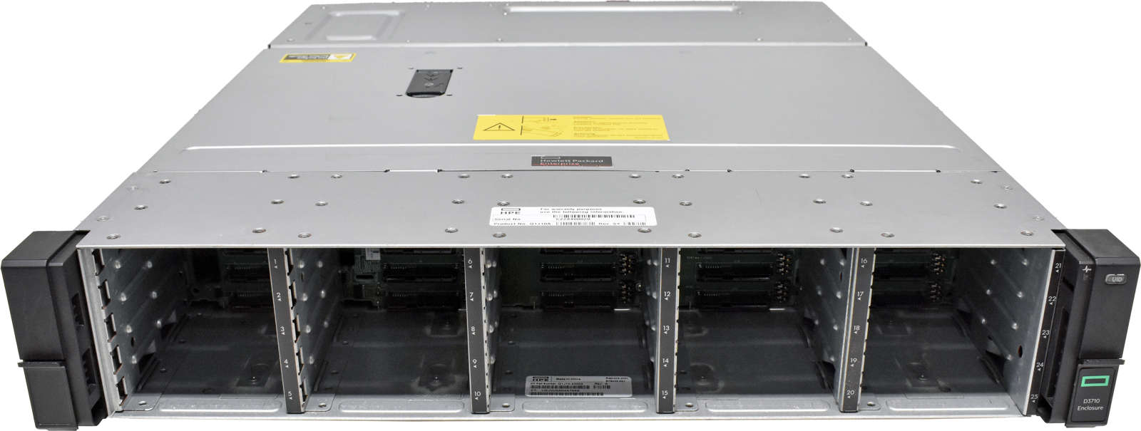 HP-Enterprise-D3710-SFF-Enclosure-Q1J10-63003-25x-001.jpg HP Enterprise D3710 SFF Enclosure Q1J10-63003 25x 2,5 Zoll Backplane 2x I/O Controller 2x PSU