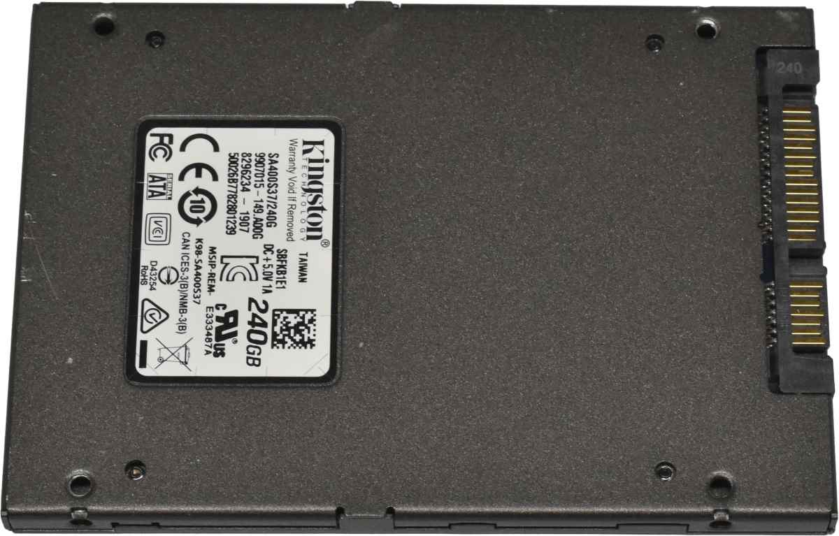 Kingston SA400S37/240G 2,5" SATA III SSD Kingston SA400S37/240G 2,5" SATA III SSD