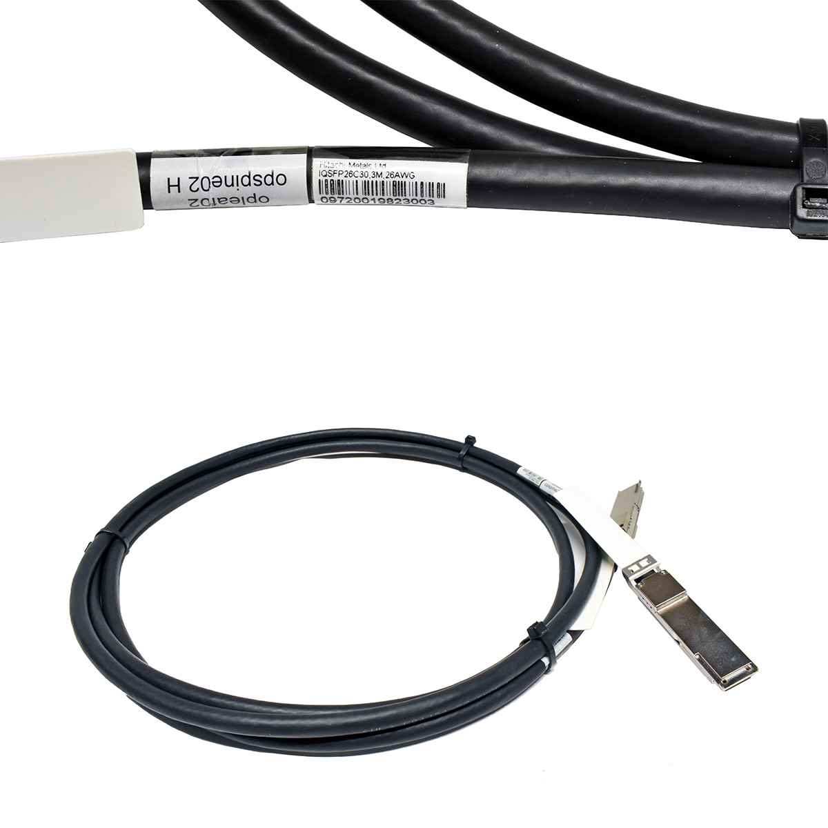 Intel 100 Gbps IQSFP26C30 26AWG 947011 3m QSFP28 QSFP28 Datenkabel Intel 100 Gbps IQSFP26C30 26AWG 947011 3m QSFP28 QSFP28 Datenkabel