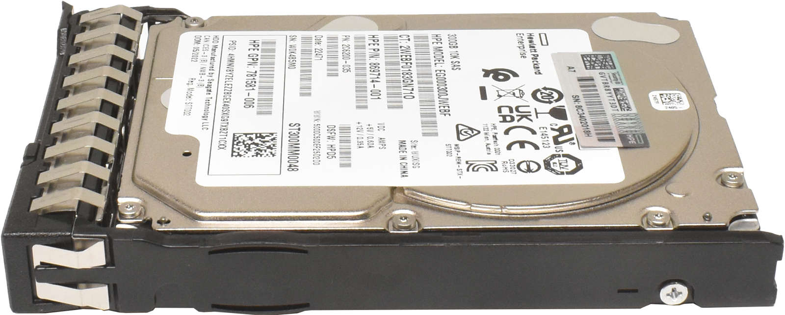 HP-300GB-2-5-SFF-12G-10K-SAS-DS-HDD-Festplatte-P40-005.jpg HP 300GB 2.5" SFF 12G 10K SAS DS HDD Festplatte P40785-001 für G10+ Servers
