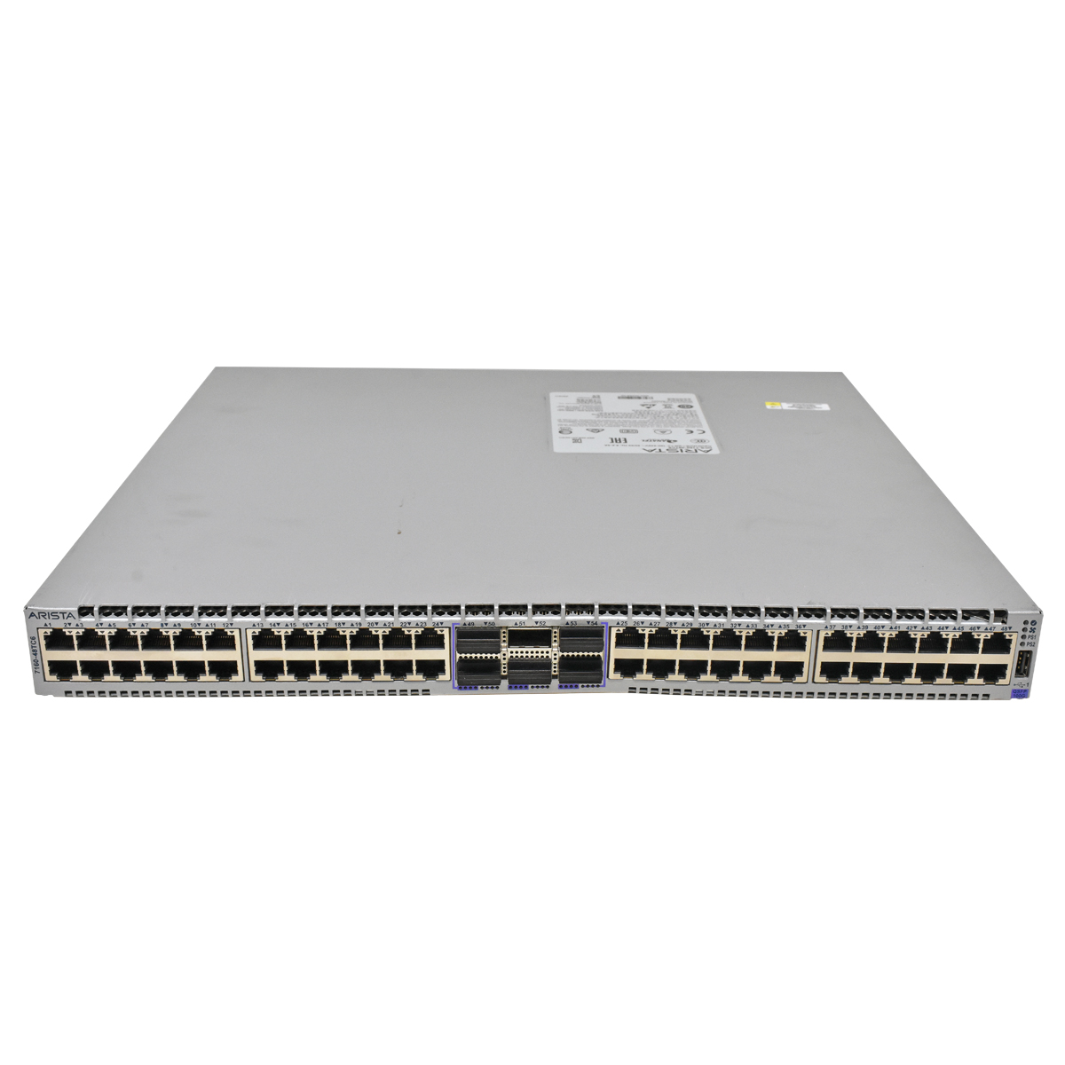 Arista DCS-7160-48TC6 48-Port 10G RJ45 Ethernet Switch 6x 100G QSFP w/o Fans PSUs housing bent Arista DCS-7160-48TC6 48-Port 10G RJ45 Ethernet Switch 6x 100G QSFP w/o Fans PSUs housing bent