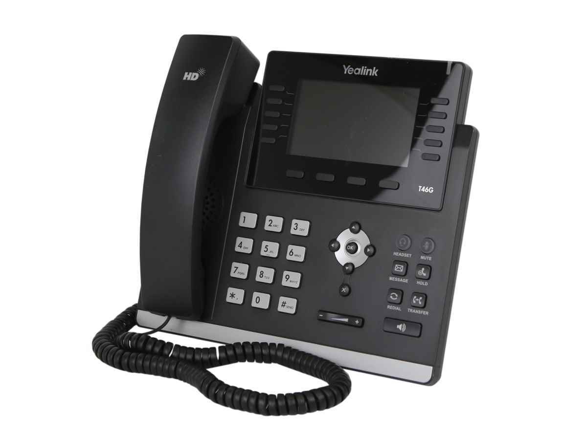 Yealink SIP-T46G Ultra-Elegant Gigabit IP Phone Handset without Stand INF