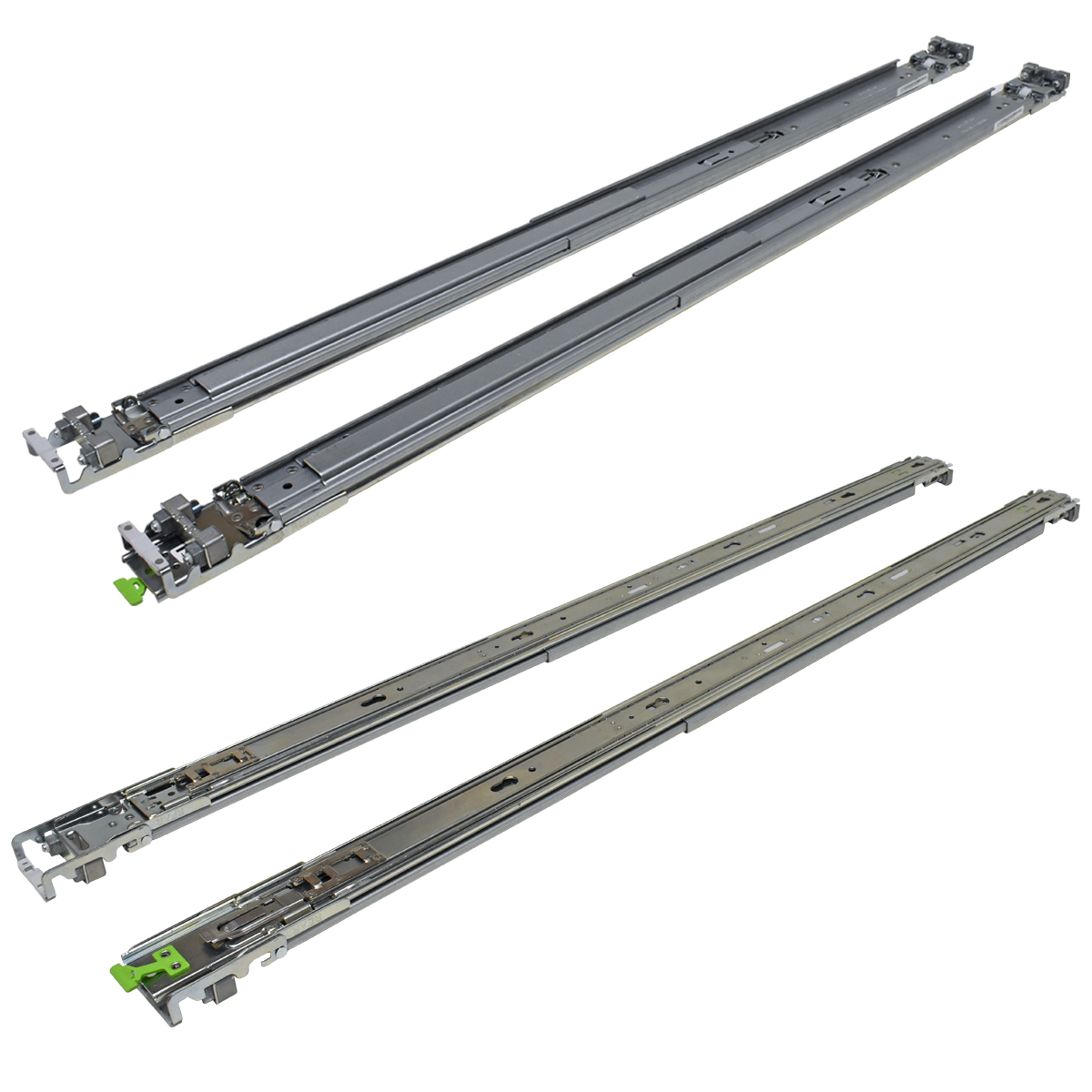 SUN X4-2 Server Rail set 1U PN: AA61-80001-Y0PZZ2N SUN Rack Rail Kit1U AA61-80001-Y0PZZ2N SUN X4-2