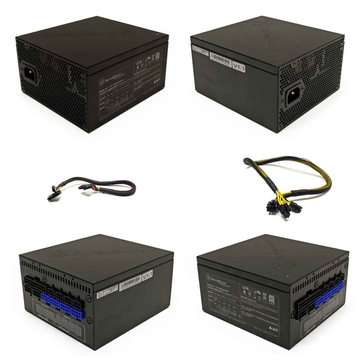 SilverStone SST-ST75F-P Strider Plus Silver Serie, 750W Netzteil + Kabel SilverStone SST-ST75F-P Strider Plus Silver Serie, 750W Netzteil + Kabel