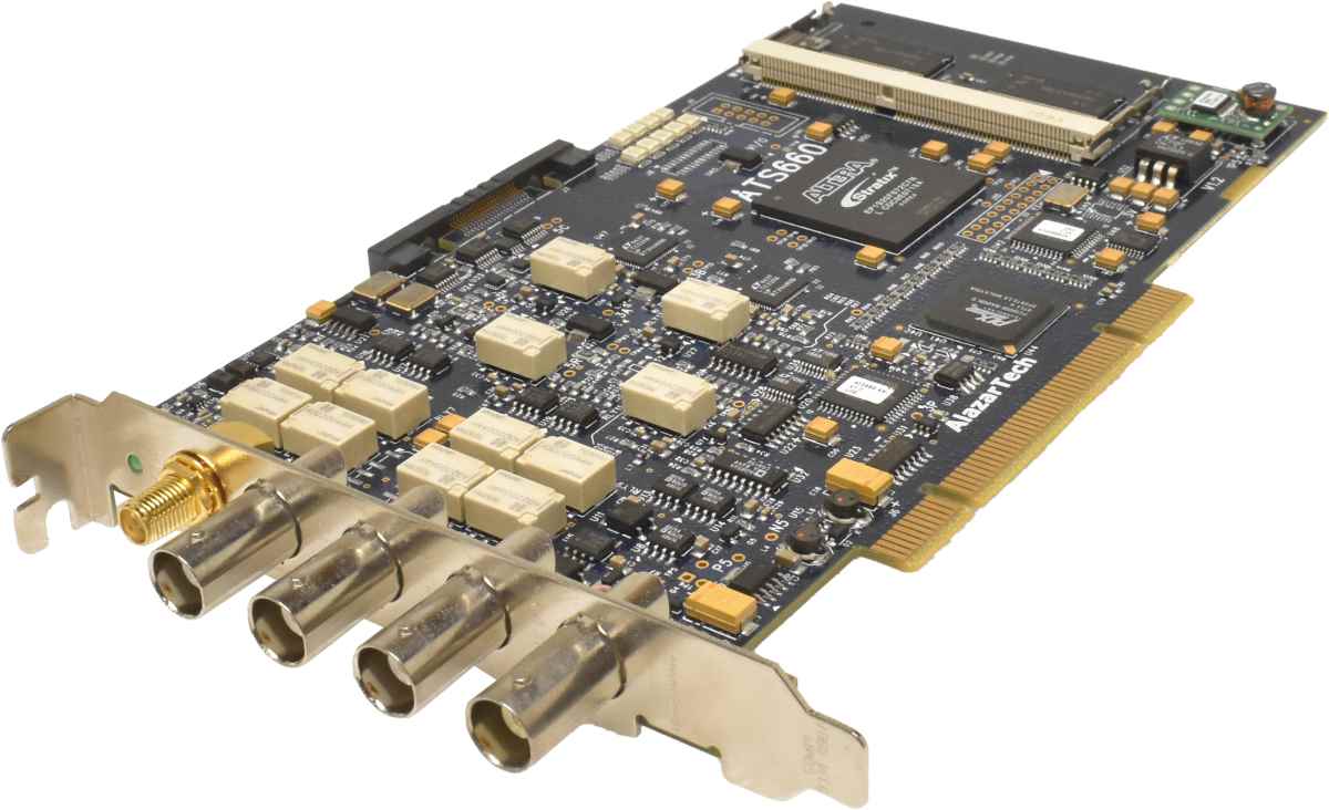 AlazarTech ATS660 Dual-Channel Digitizer Card 125 Ms/s 16-Bit PCI