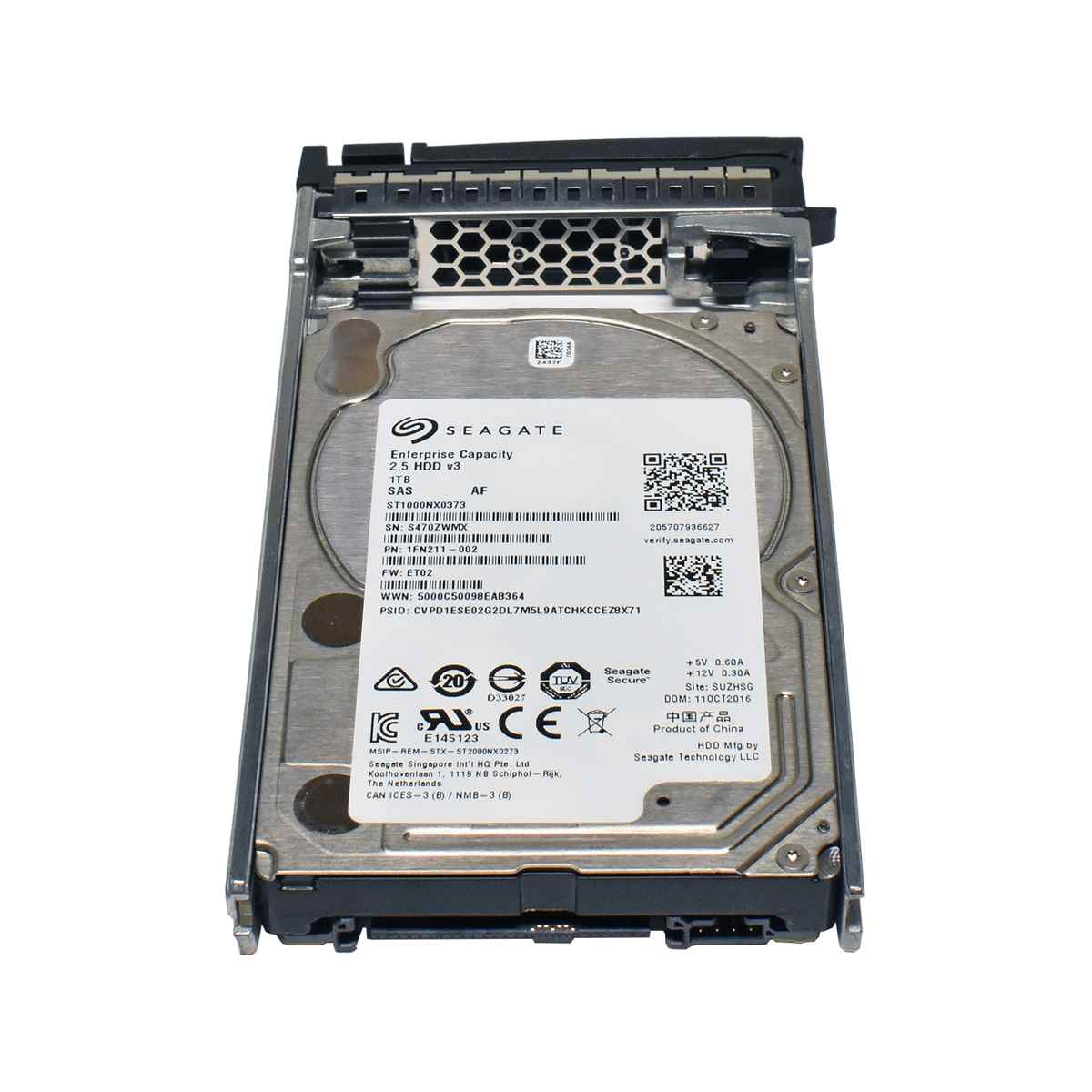 Seagate 2,5" HDD Festplatte 1TB 7.2K 12GB SAS ST1000NX0373 1FN211-002 für Blue Coat Seagate 2,5" HDD Festplatte 1TB 7.2K 12GB SAS ST1000NX0373 1FN211-002 für Blue Coat