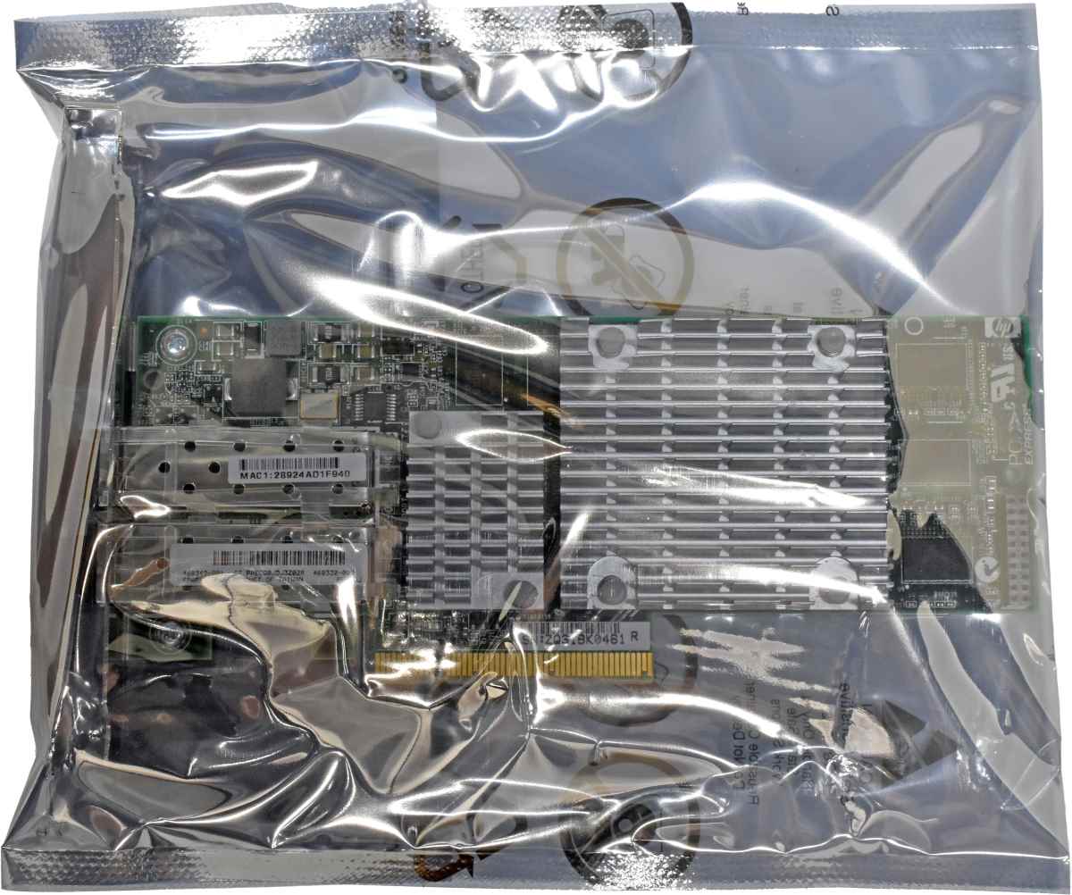 HP 468332-B21 NC522SFP+ 10Gb Dual Port SFP+ PCIe 2.0 Network Adapter NEW