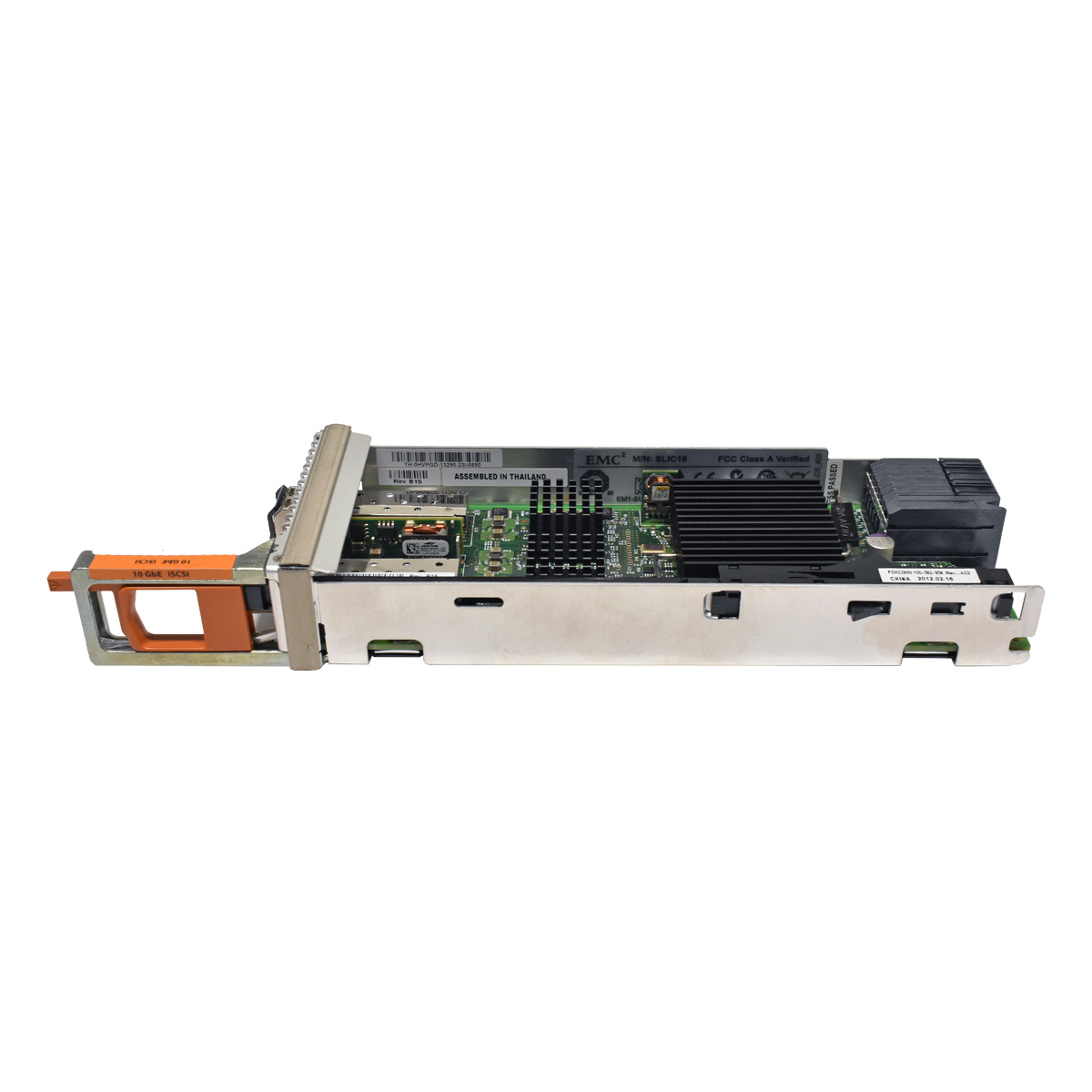 EMC I/O SLIC10 10Gb iSCSI Interface Module 303-081-103 for VNX Storage 0HVPGD 2x mini GBICs EMC I/O SLIC10 10Gb iSCSI Interface Module 303-081-103 for VNX Storage 0HVPGD 2x mini GBICs