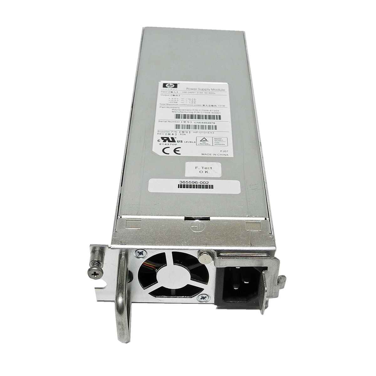 HP U131EX3 Power Supply/Netzteil 131W C7508-67204 for StorageWorks Tape Array 5300 HP U131EX3 Power Supply/Netzteil 131W C7508-67204 for StorageWorks Tape Array 5300