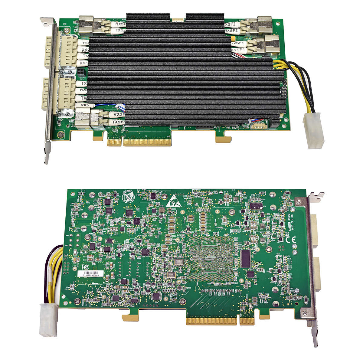 Riverbed Quad-Port NIC-1-010G-4SR-BP 410-00191-01 SR Fibre 10G PCIe x8